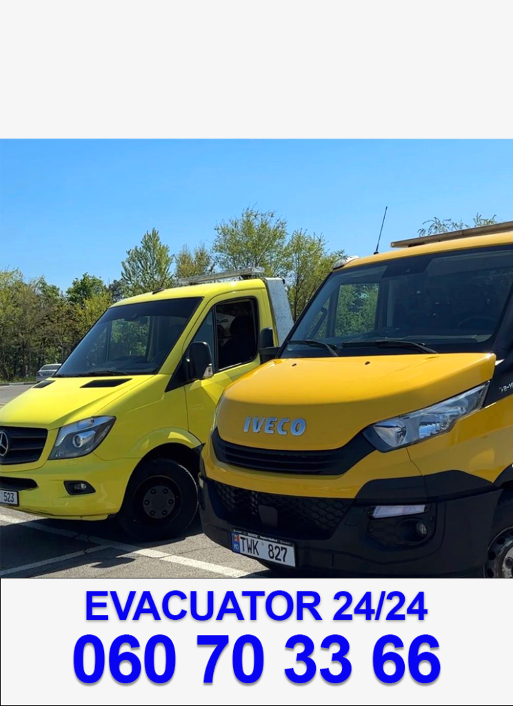 Evacuator auto modern de la Bucsir.md intervenind rapid pentru asistență rutieră în Chișinău. Servicii profesionale de tractări auto în Republica Moldova oferite de echipa Bucsir. Platformă auto Bucsir.md transportând un autoturism defect în condiții de maximă siguranță. Evacuator auto disponibil 24/7 pentru mașini accidentate sau defectate pe teritoriul Moldovei.